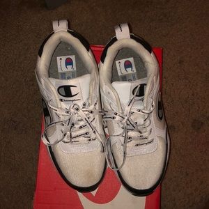 White and Black mid top champions